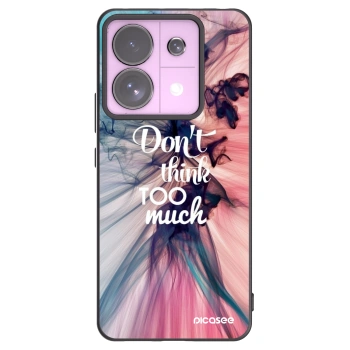Picasee Xiaomi Redmi Note 13 Pro 5G Hülle - Schwarzes Silikon - Don't think TOO much