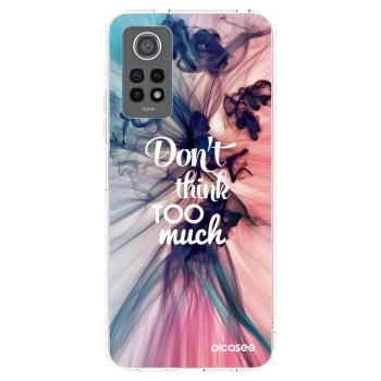 Picasee Xiaomi Redmi Note 12 Pro 4G Hülle - Transparentes Silikon - Don't think TOO much