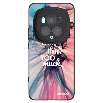 Picasee Honor Magic6 Pro Hülle - Schwarzes Silikon - Don't think TOO much