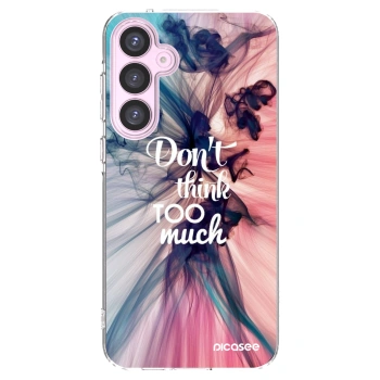 Picasee Samsung Galaxy A55 5G A556B Hülle - Transparentes Silikon - Don't think TOO much