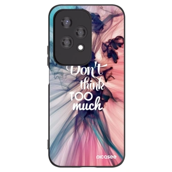 Picasee Honor 200 Lite Hülle - Schwarzes Silikon - Don't think TOO much