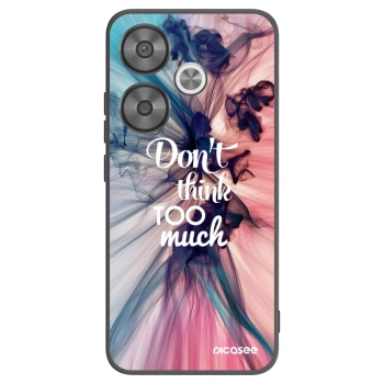 Picasee Xiaomi Poco F6 Hülle - Schwarzes Silikon - Don't think TOO much