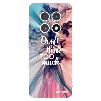 Picasee Xiaomi Redmi Note 15 Hülle - Transparentes Silikon - Don't think TOO much