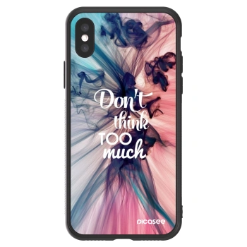 Picasee ULTIMATE CASE für Apple iPhone X/XS - Don't think TOO much