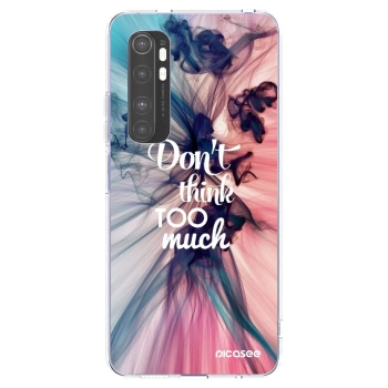 Picasee Xiaomi Mi Note 10 Lite Hülle - Transparentes Silikon - Don't think TOO much