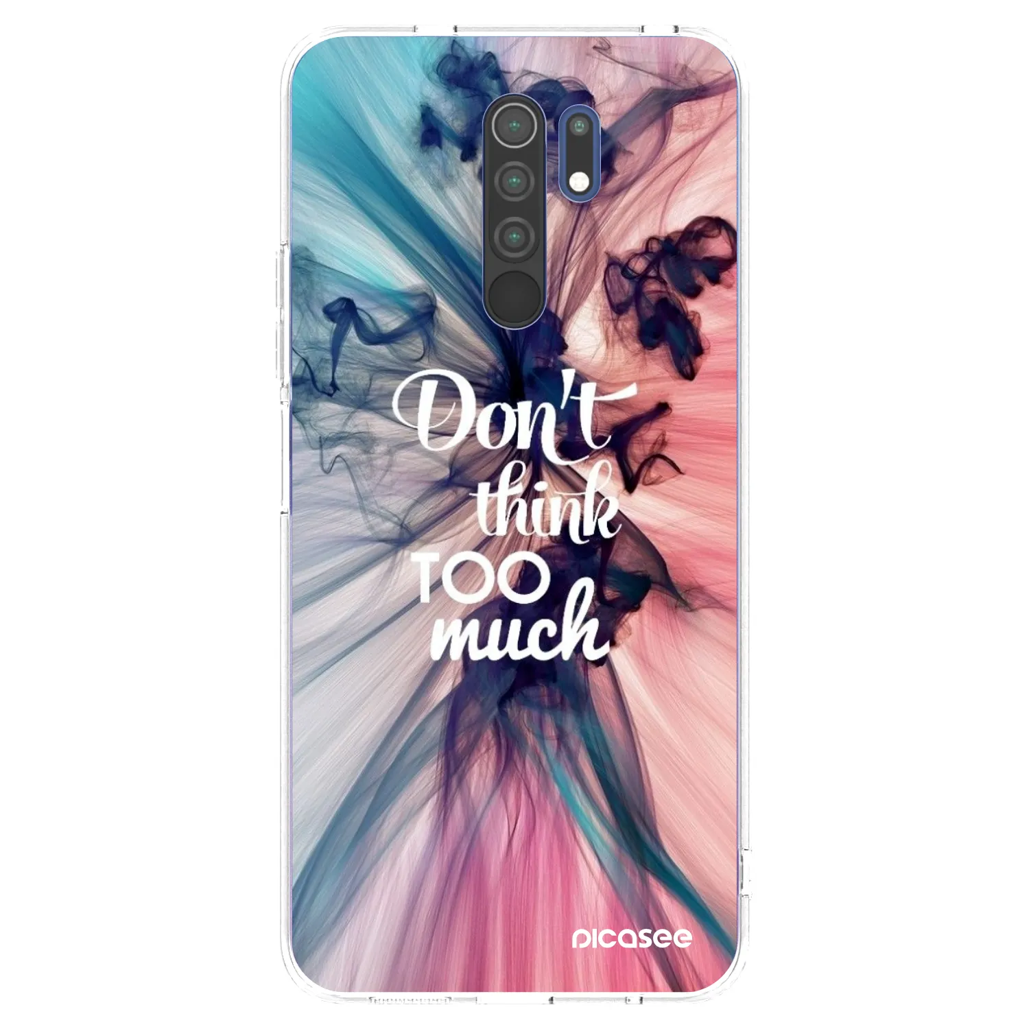 Picasee Xiaomi Redmi 9 Hülle - Transparentes Silikon - Don't think TOO much