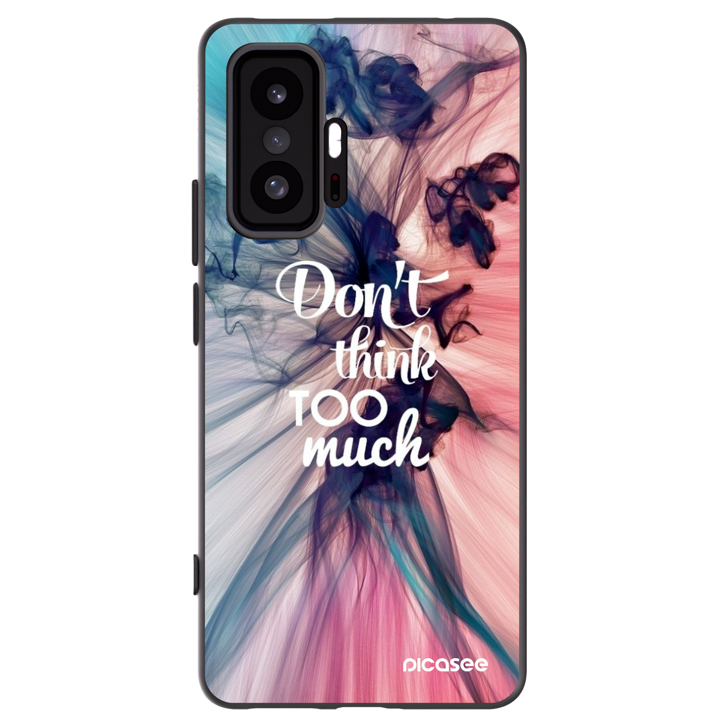Picasee Xiaomi 11T Hülle - Schwarzes Silikon - Don't think TOO much