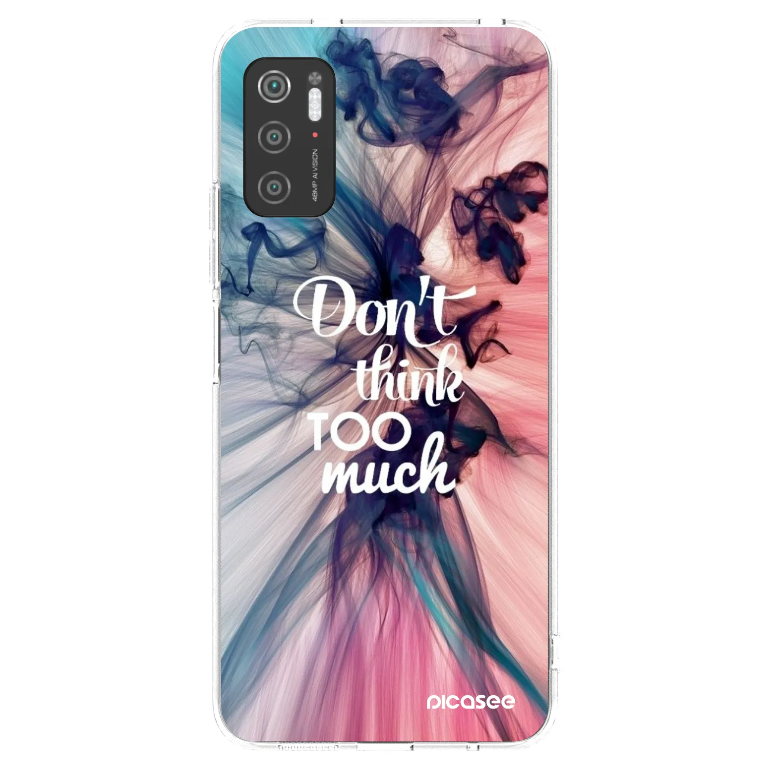 Picasee Xiaomi Poco M3 Pro 5G Hülle - Transparentes Silikon - Don't think TOO much
