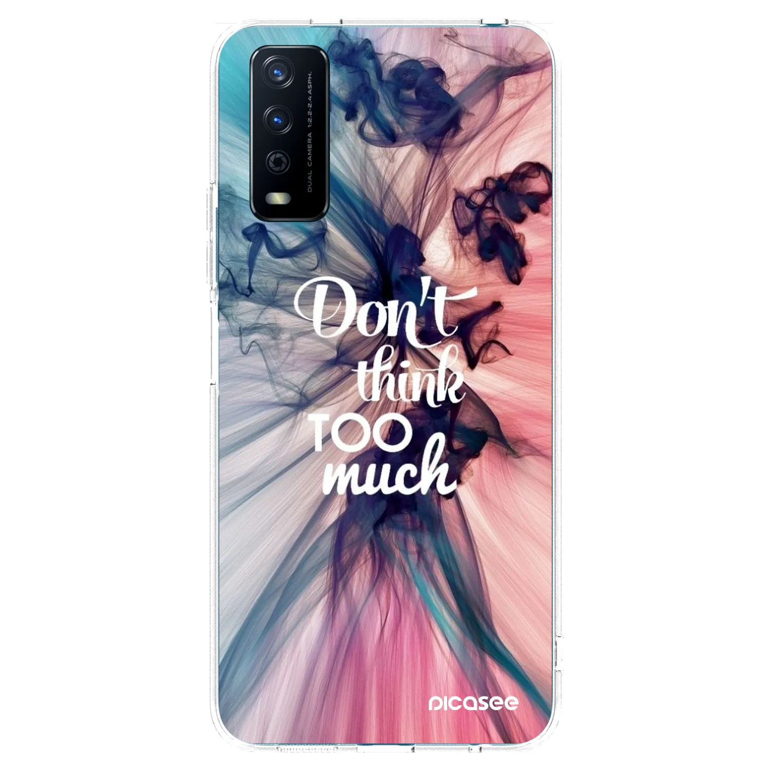 Picasee Vivo Y11s Hülle - Transparentes Silikon - Don't think TOO much