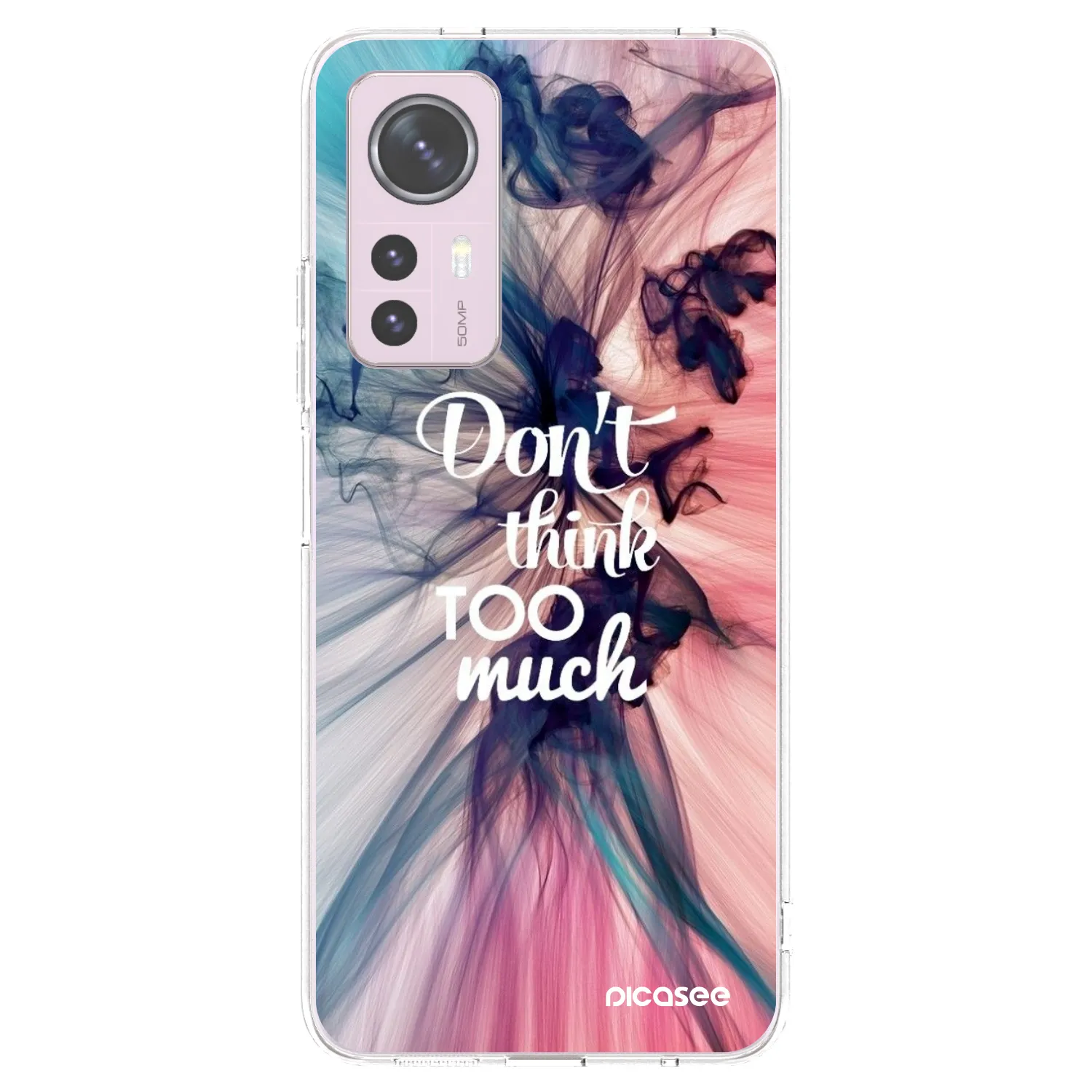 Picasee Xiaomi 12 Hülle - Transparentes Silikon - Don't think TOO much