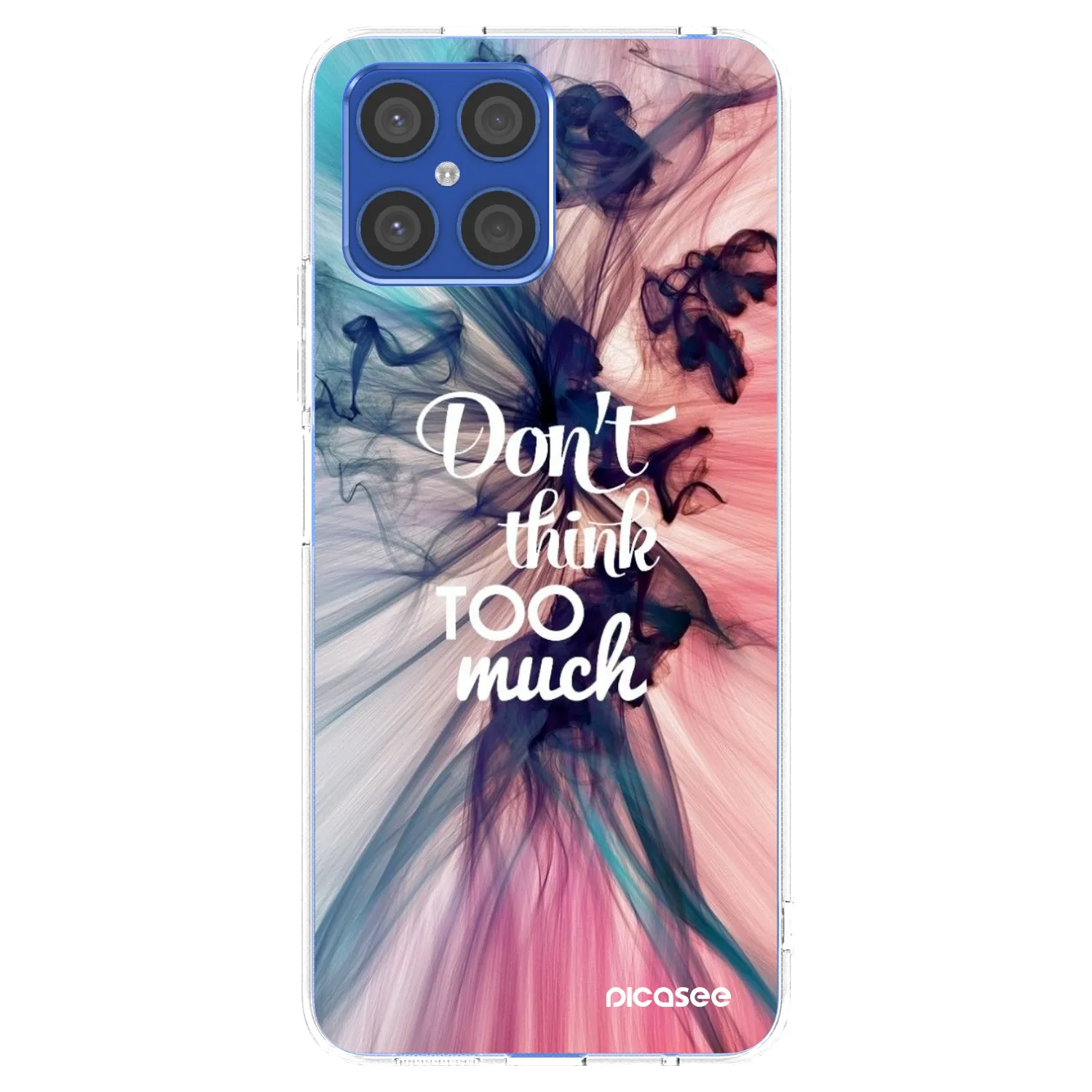 Picasee Honor X8 4G Hülle - Transparentes Silikon - Don't think TOO much