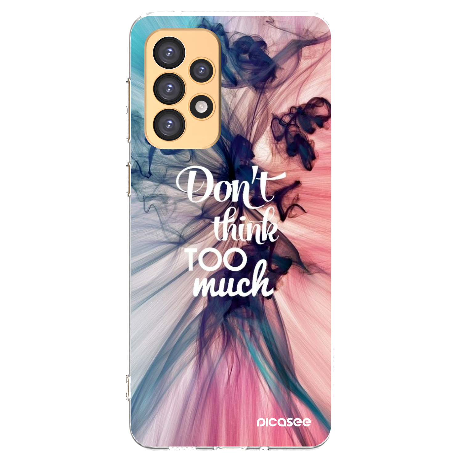 Picasee Samsung Galaxy A33 5G A336 Hülle - Transparentes Silikon - Don't think TOO much