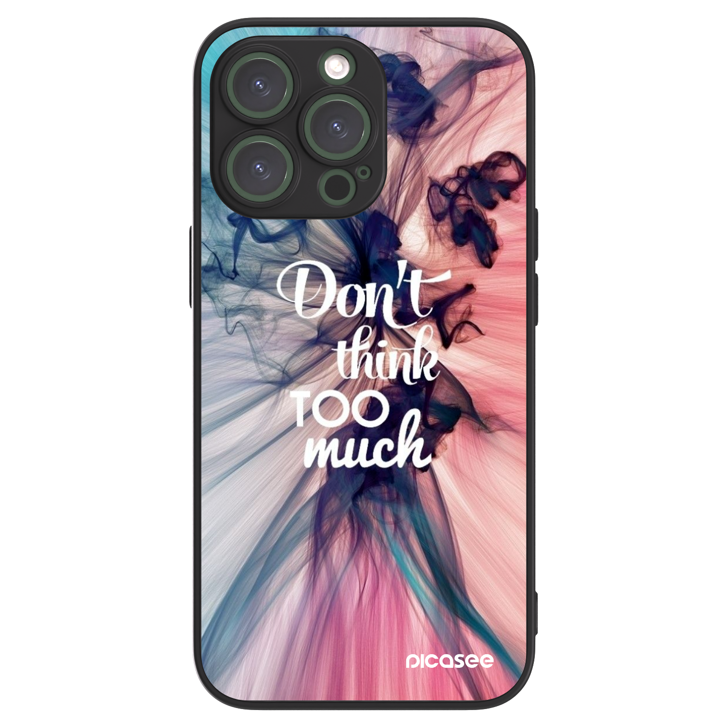 Picasee ULTIMATE CASE MagSafe für Apple iPhone 13 Pro - Don't think TOO much