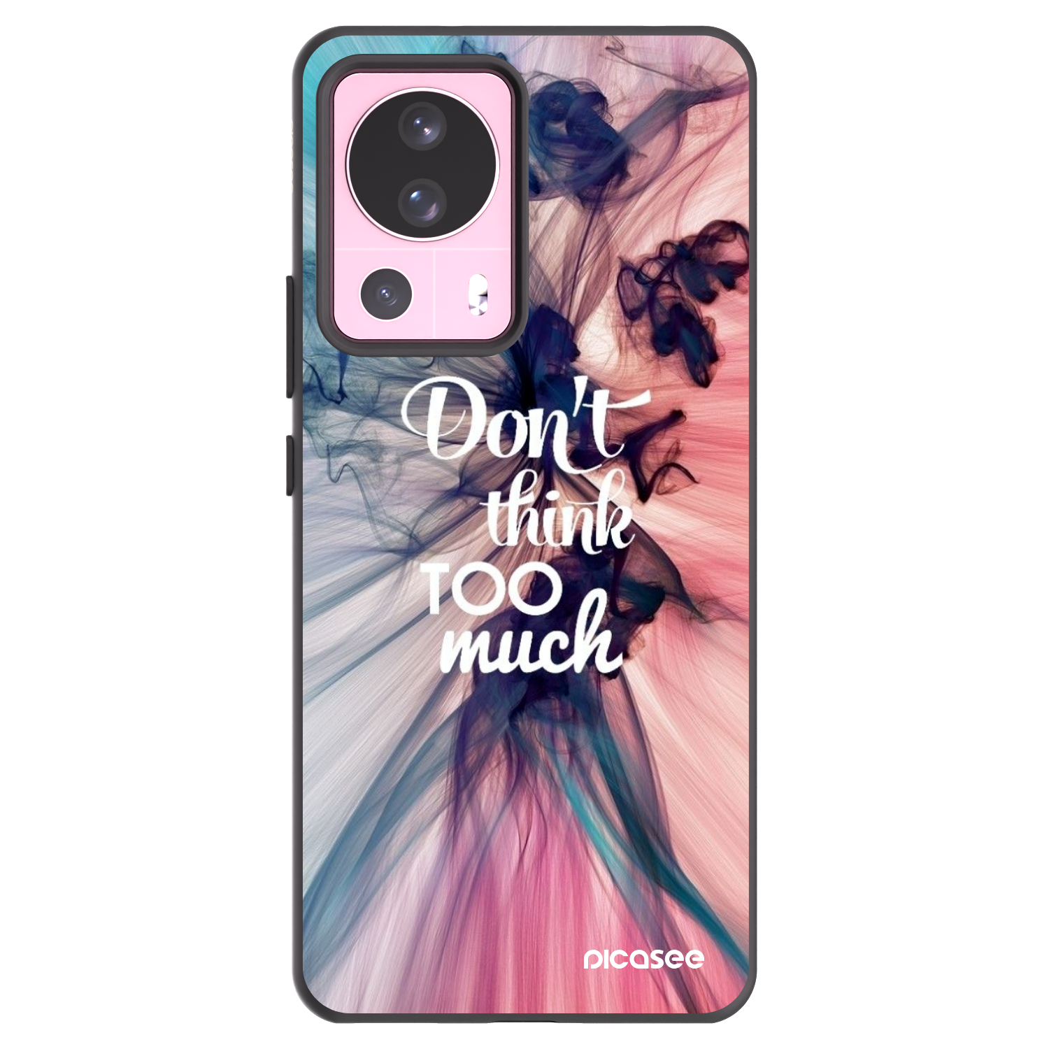 Picasee Xiaomi 13 Lite Hülle - Schwarzes Silikon - Don't think TOO much