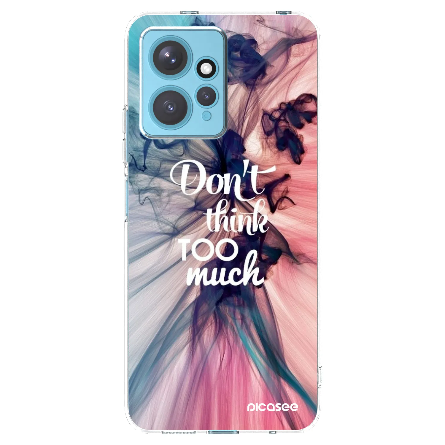 Picasee Xiaomi Redmi Note 12 4G Hülle - Transparentes Silikon - Don't think TOO much