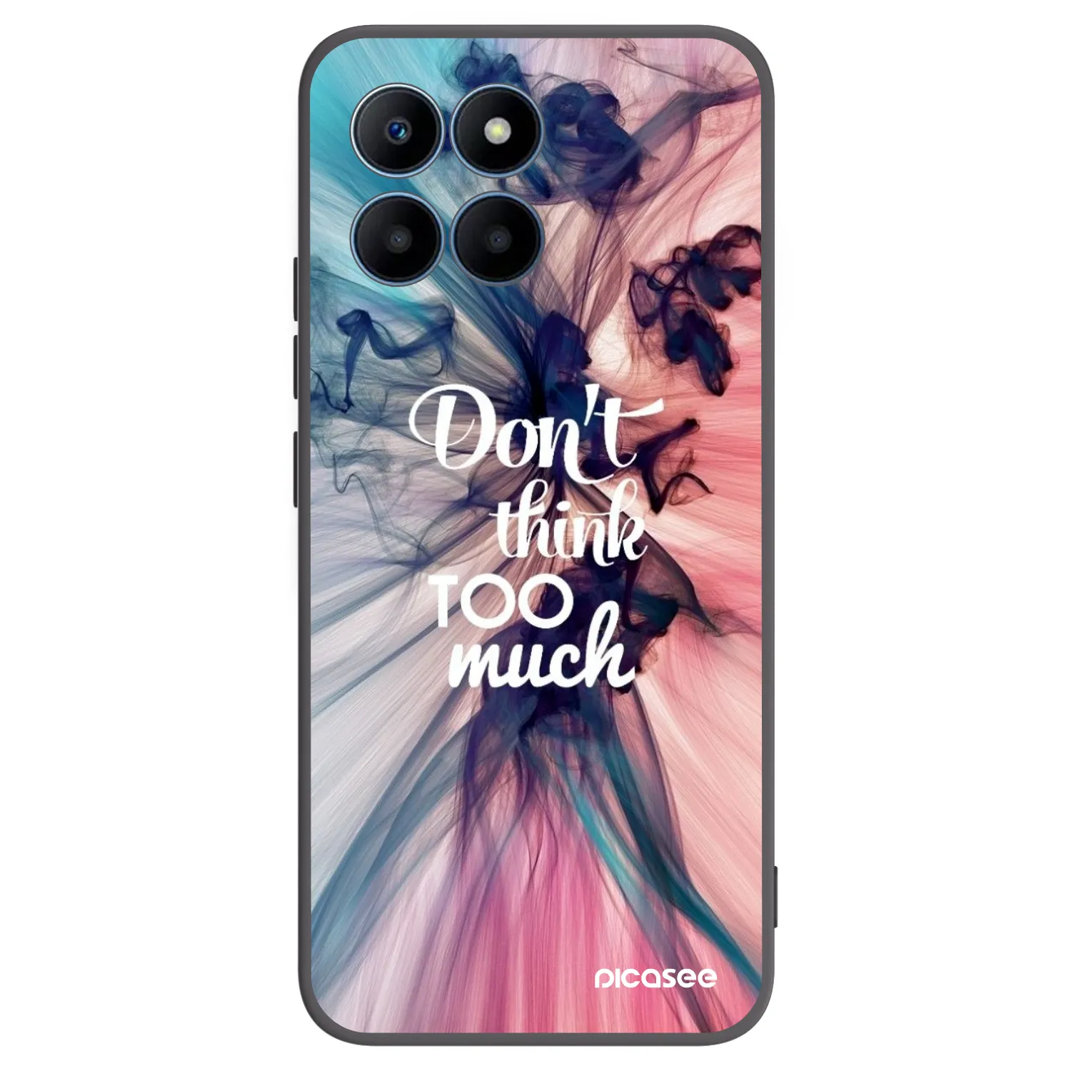 Picasee Honor 70 Lite Hülle - Schwarzes Silikon - Don't think TOO much