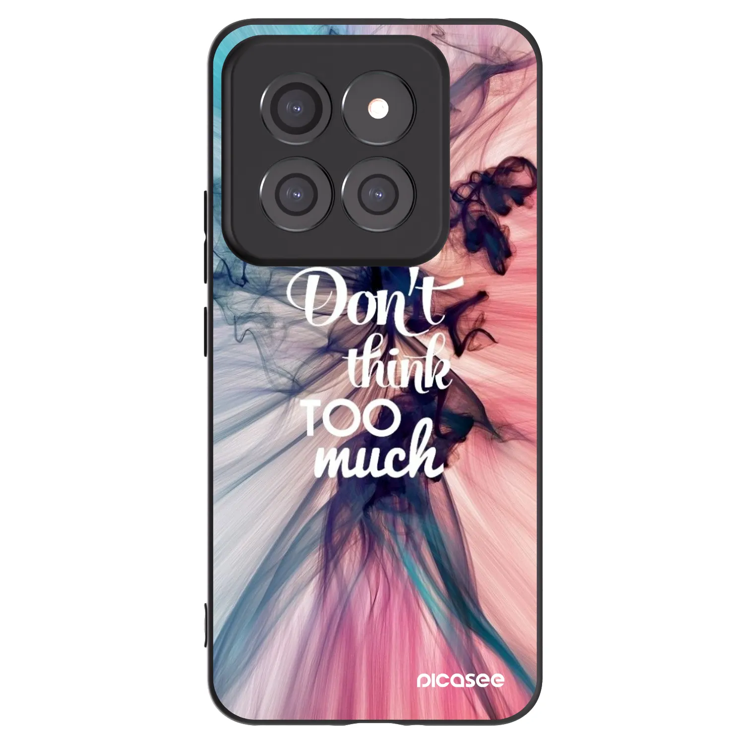 Picasee Xiaomi 14 Pro Hülle - Schwarzes Silikon - Don't think TOO much