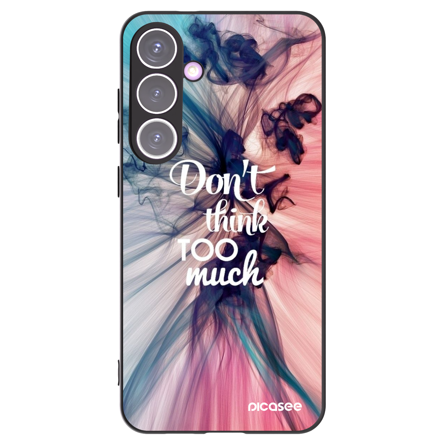 Picasee Samsung Galaxy S24+ S926B 5G Hülle - Schwarzes Silikon - Don't think TOO much