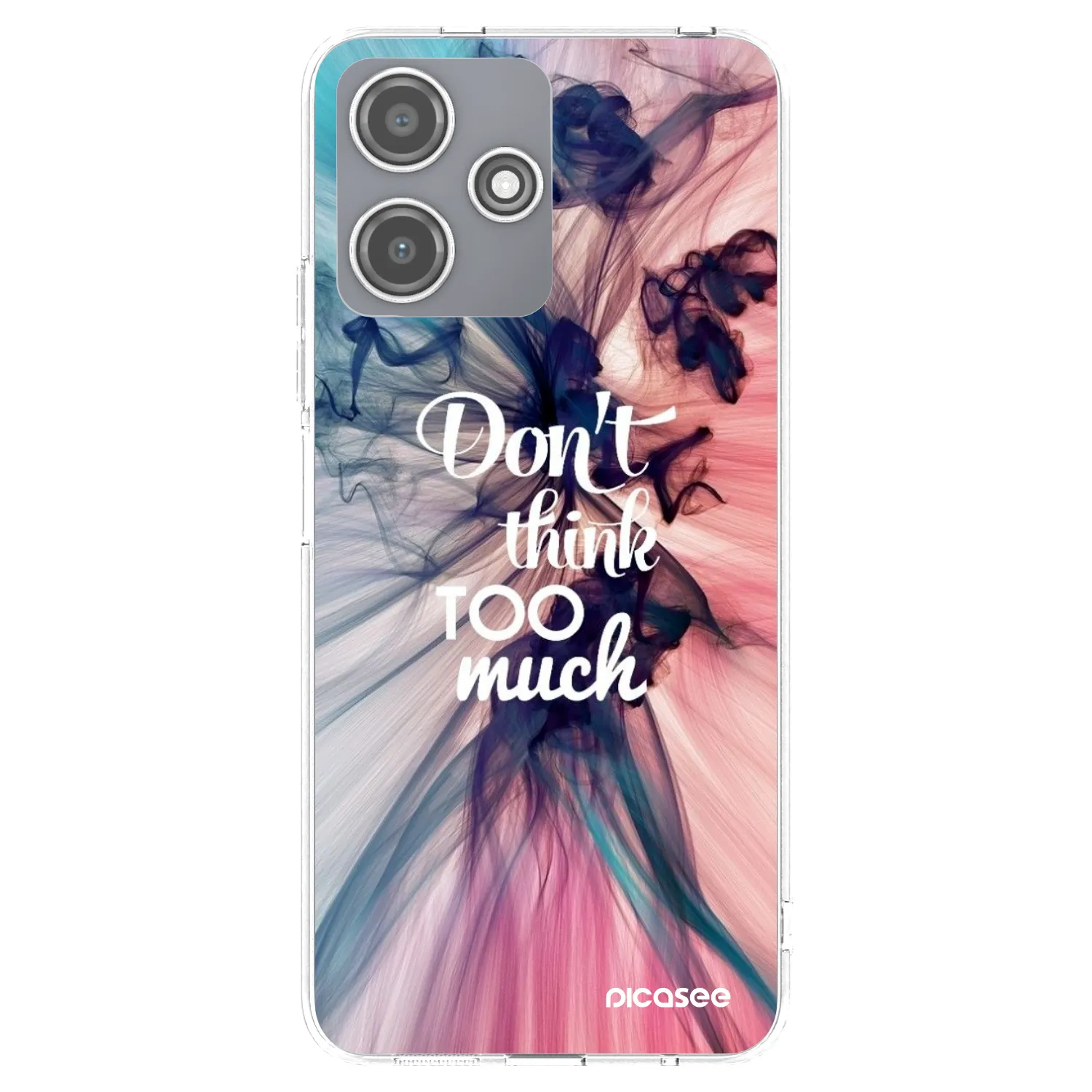 Picasee Xiaomi Redmi 12 5G Hülle - Transparentes Silikon - Don't think TOO much