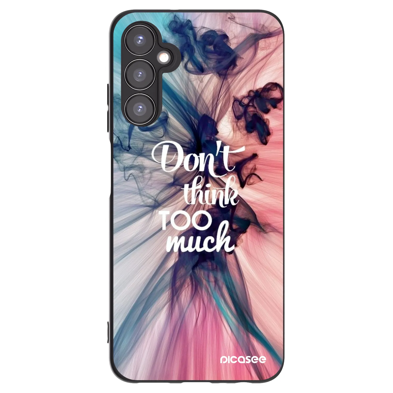 Picasee Samsung Galaxy A05s A057G Hülle - Schwarzes Silikon - Don't think TOO much