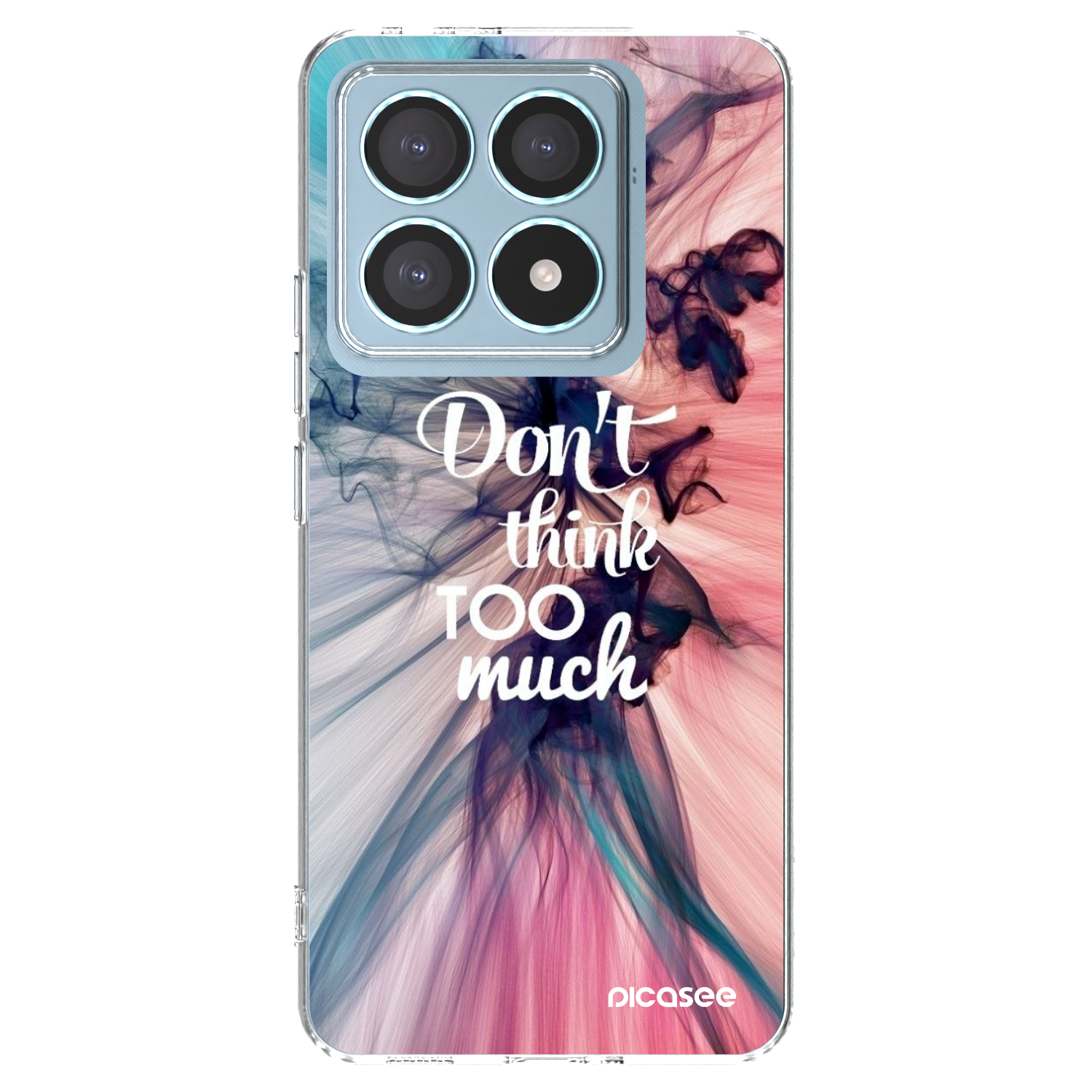 Picasee Xiaomi 14T Pro Hülle - Transparentes Silikon - Don't think TOO much