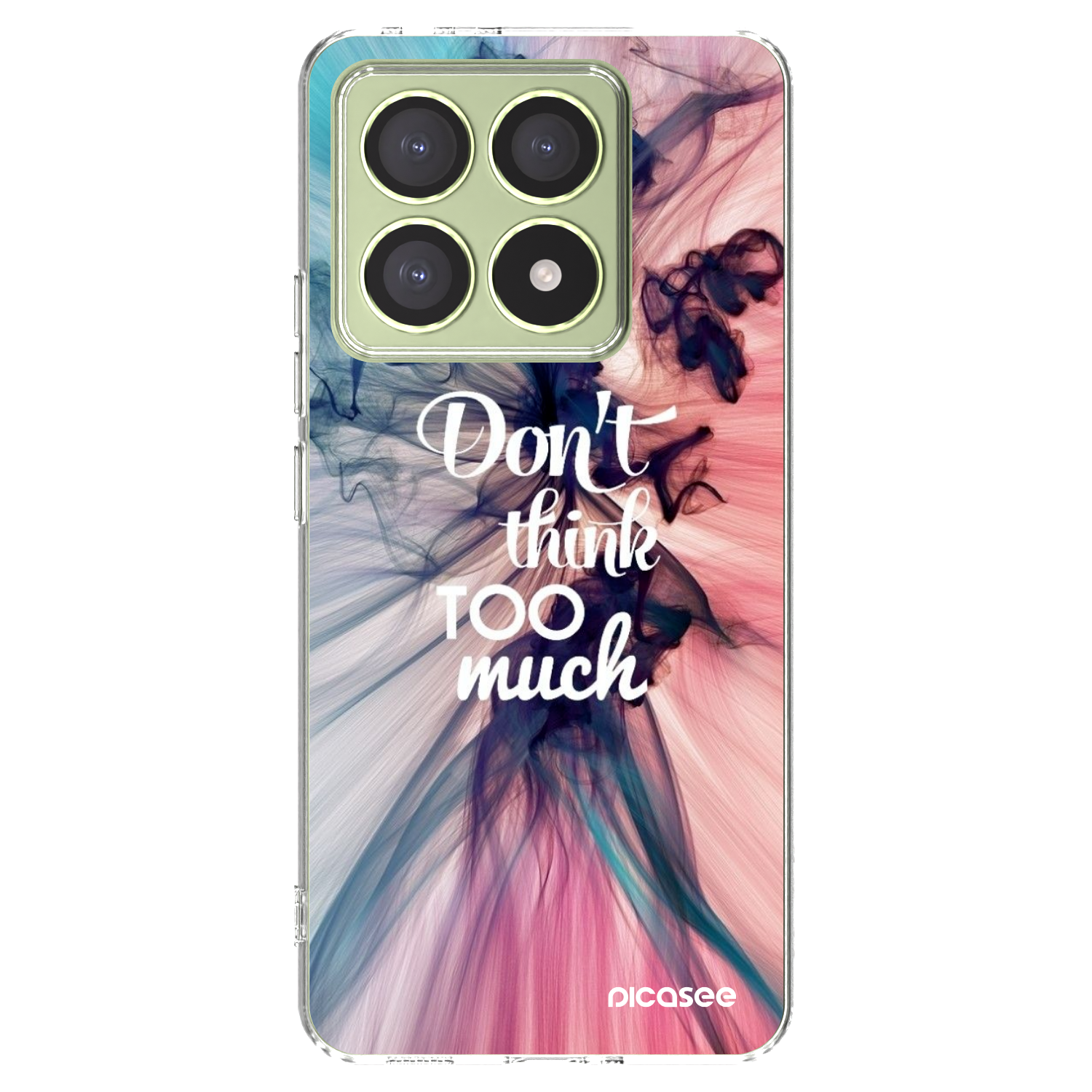 Picasee Xiaomi 14T Hülle - Transparentes Silikon - Don't think TOO much
