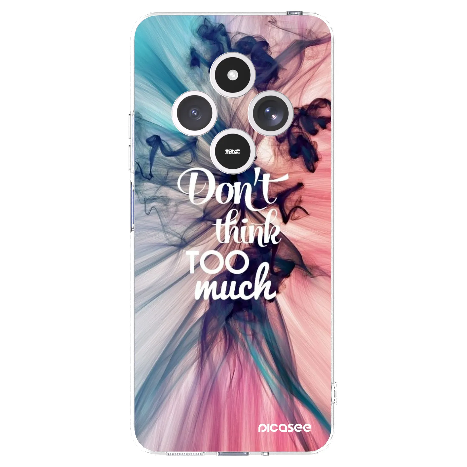 Picasee Xiaomi Redmi 14C Hülle - Transparentes Silikon - Don't think TOO much