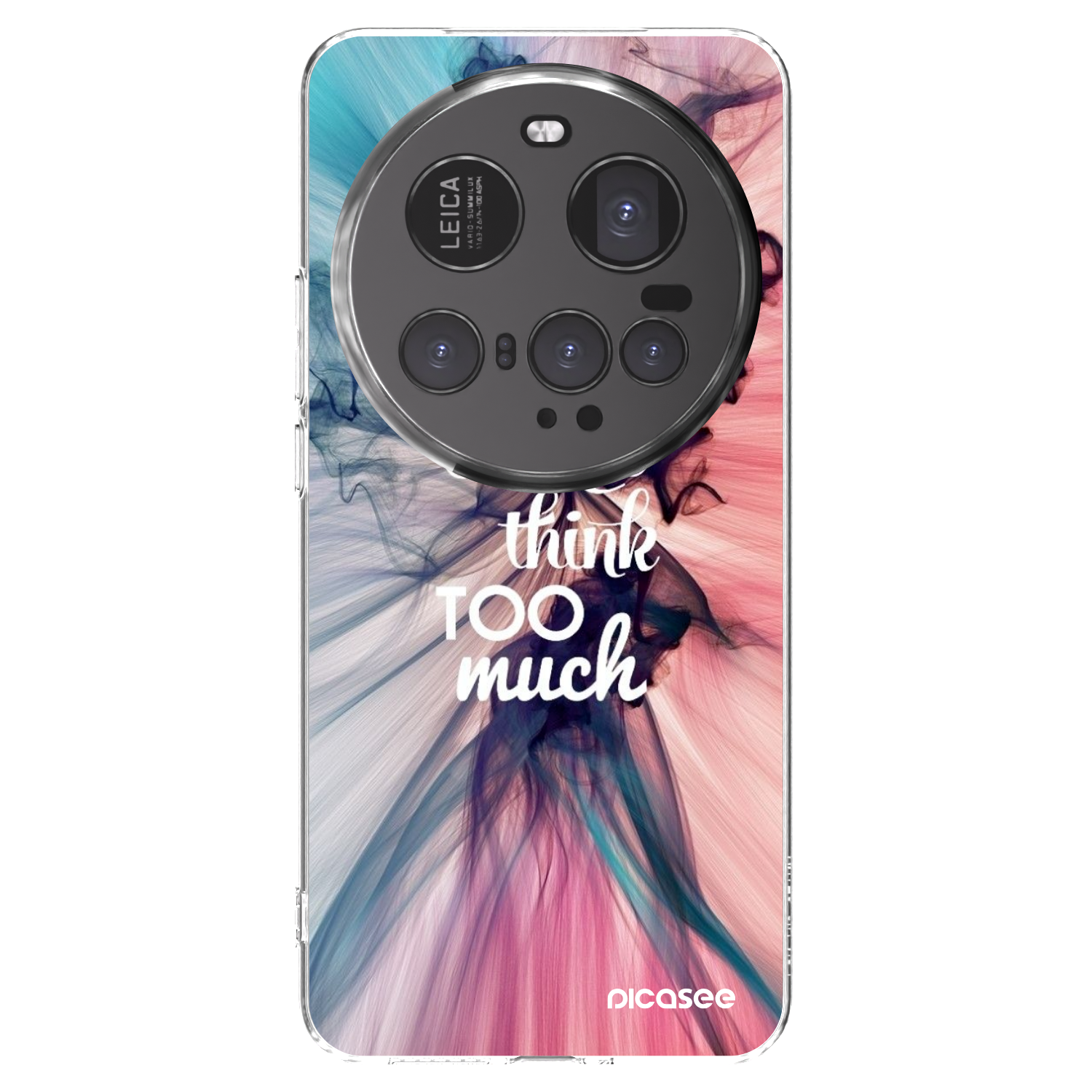 Picasee Xiaomi 15 Ultra Hülle - Transparentes Silikon - Don't think TOO much