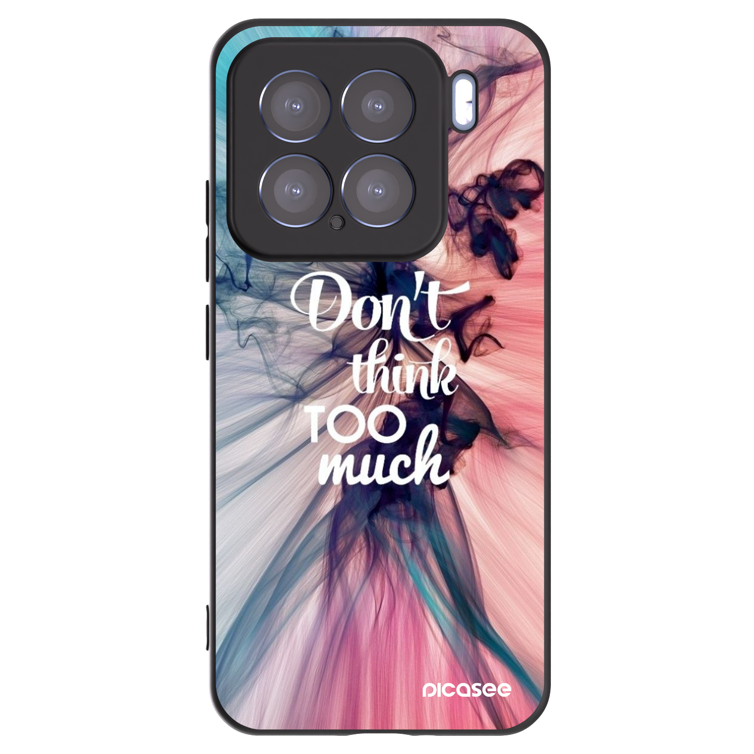Picasee Xiaomi 15 Hülle - Schwarzes Silikon - Don't think TOO much