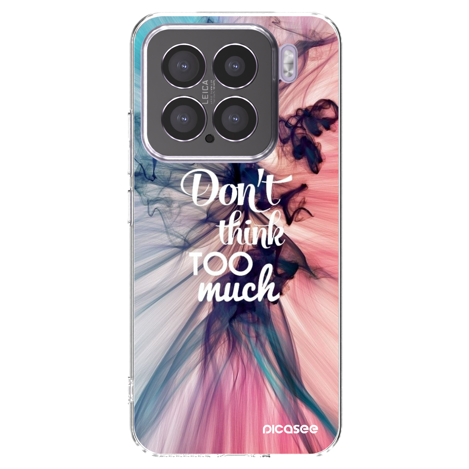 Picasee Xiaomi 15 Hülle - Transparentes Silikon - Don't think TOO much