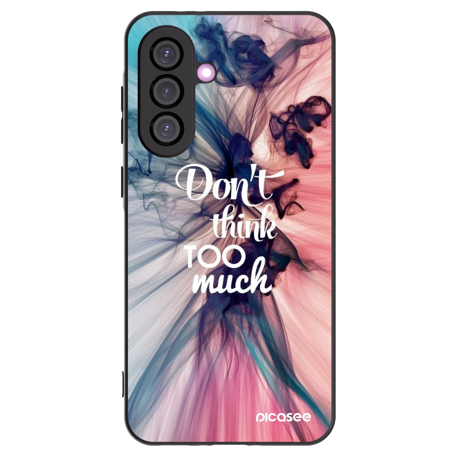 Picasee Samsung Galaxy A56 5G A566B Hülle - Schwarzes Silikon - Don't think TOO much