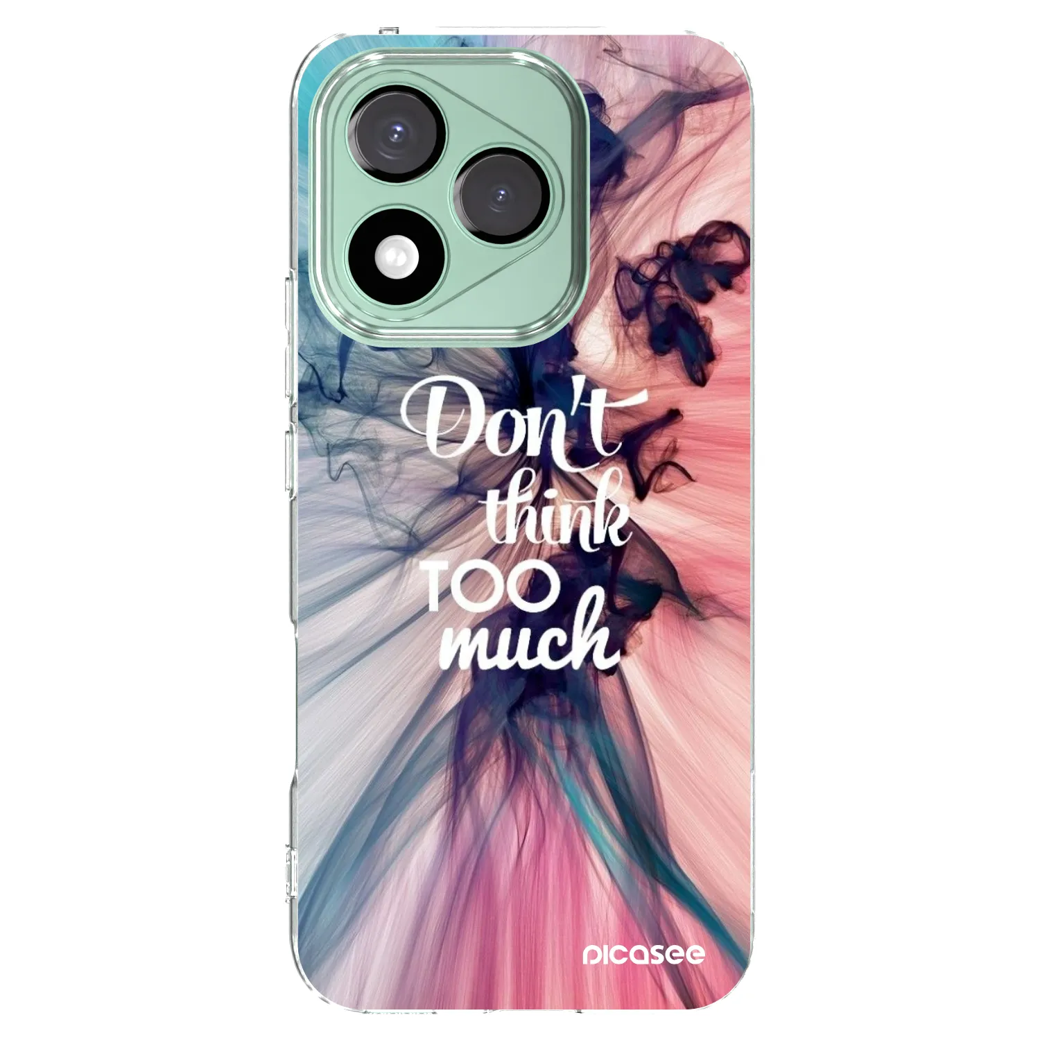 Picasee Honor 400 Lite 5G Hülle - Transparentes Silikon - Don't think TOO much