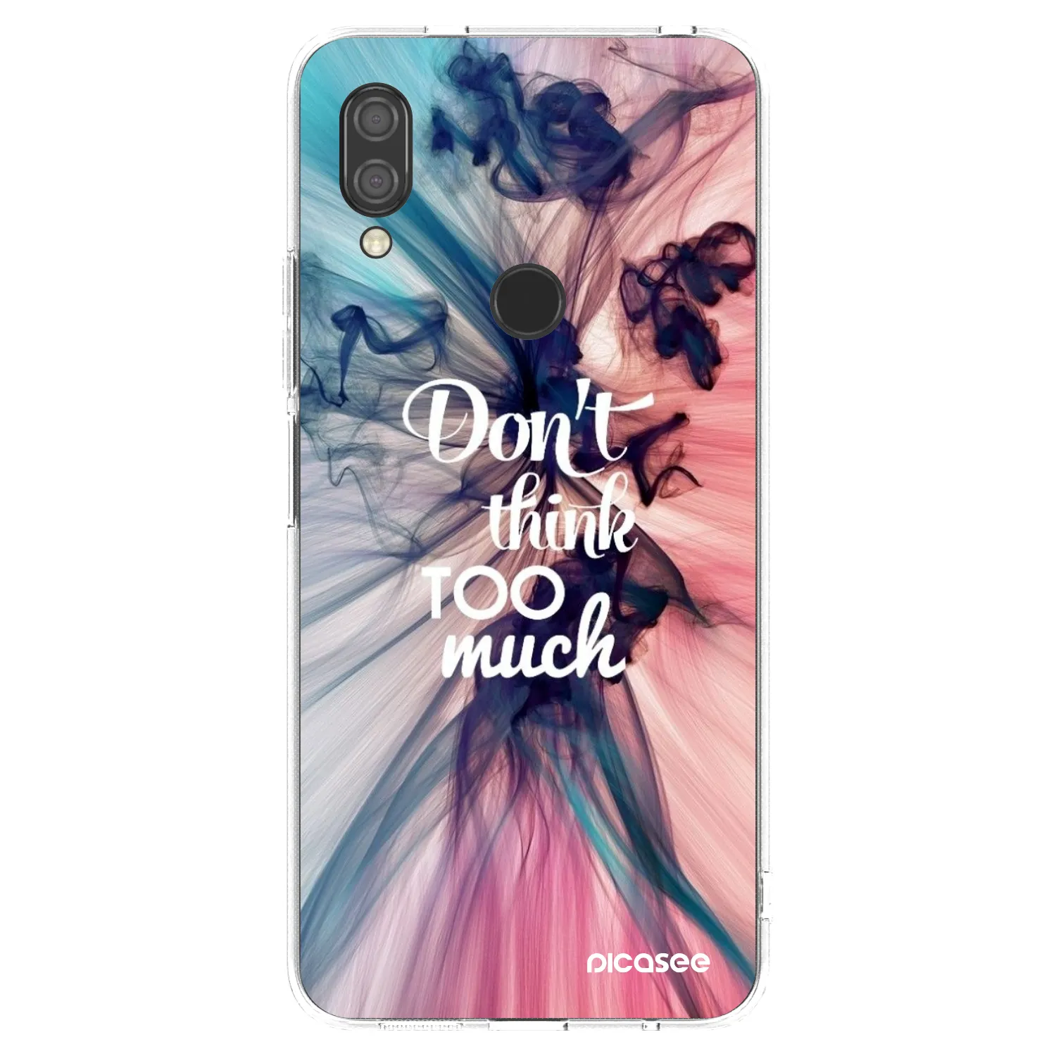 Picasee Xiaomi Redmi 7 Hülle - Transparentes Silikon - Don't think TOO much