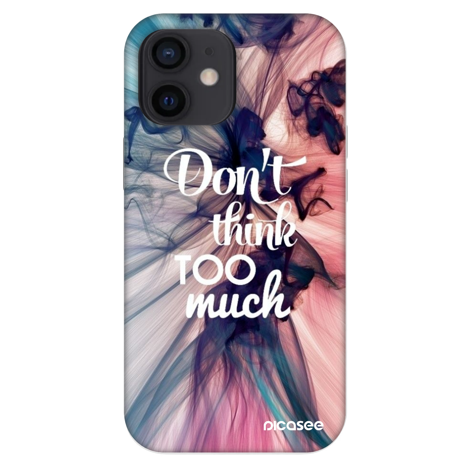 Picasee Fashion Case für Apple iPhone 12 mini - Don't think TOO much