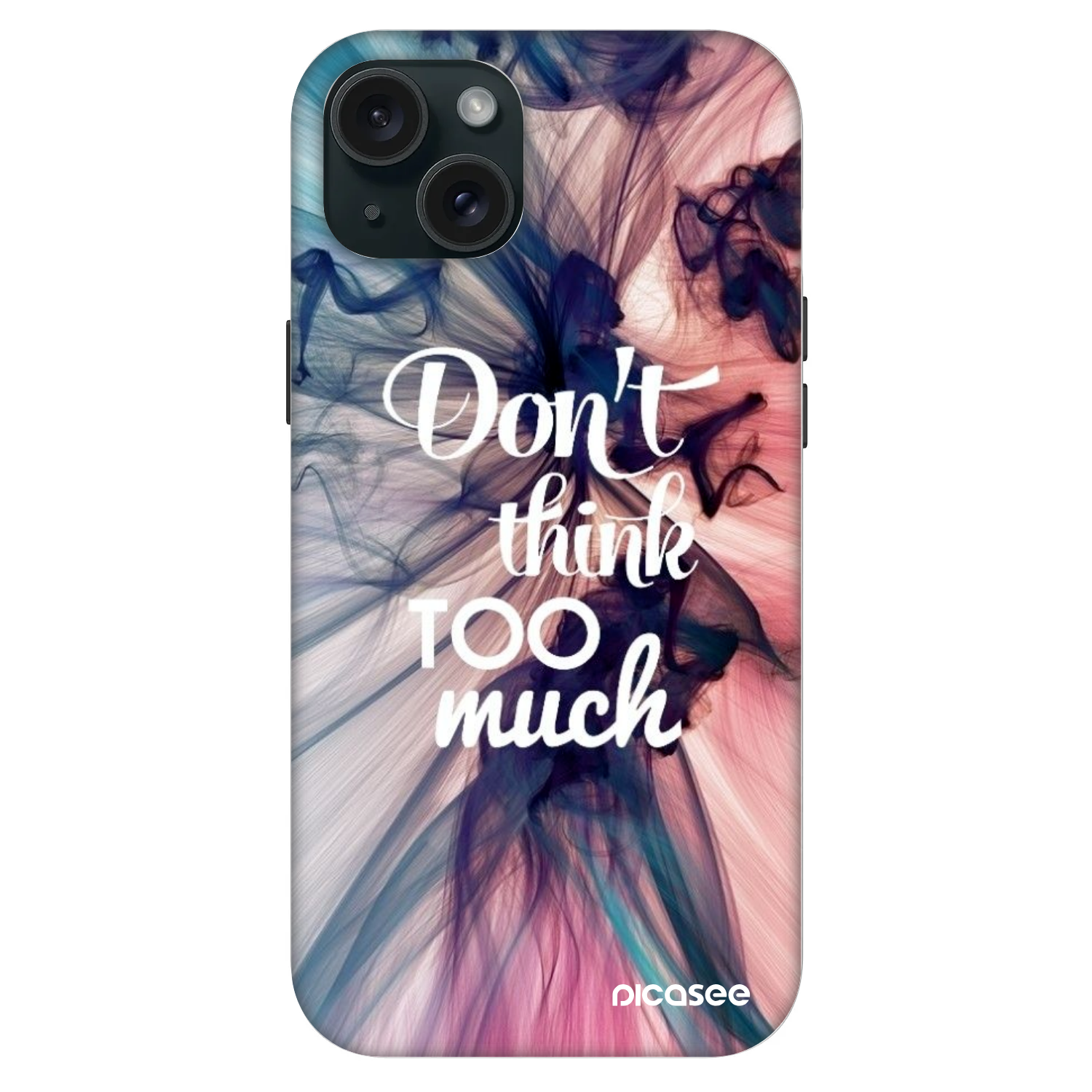 Picasee Fashion Case MagSafe für Apple iPhone 15 Plus - Don't think TOO much