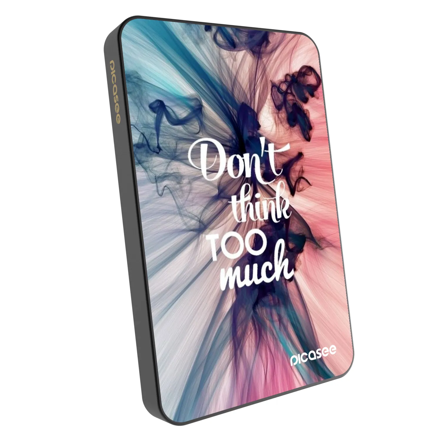Picasee Powerbank mit MagSafe 5 000 mAh Grau - Don't think TOO much