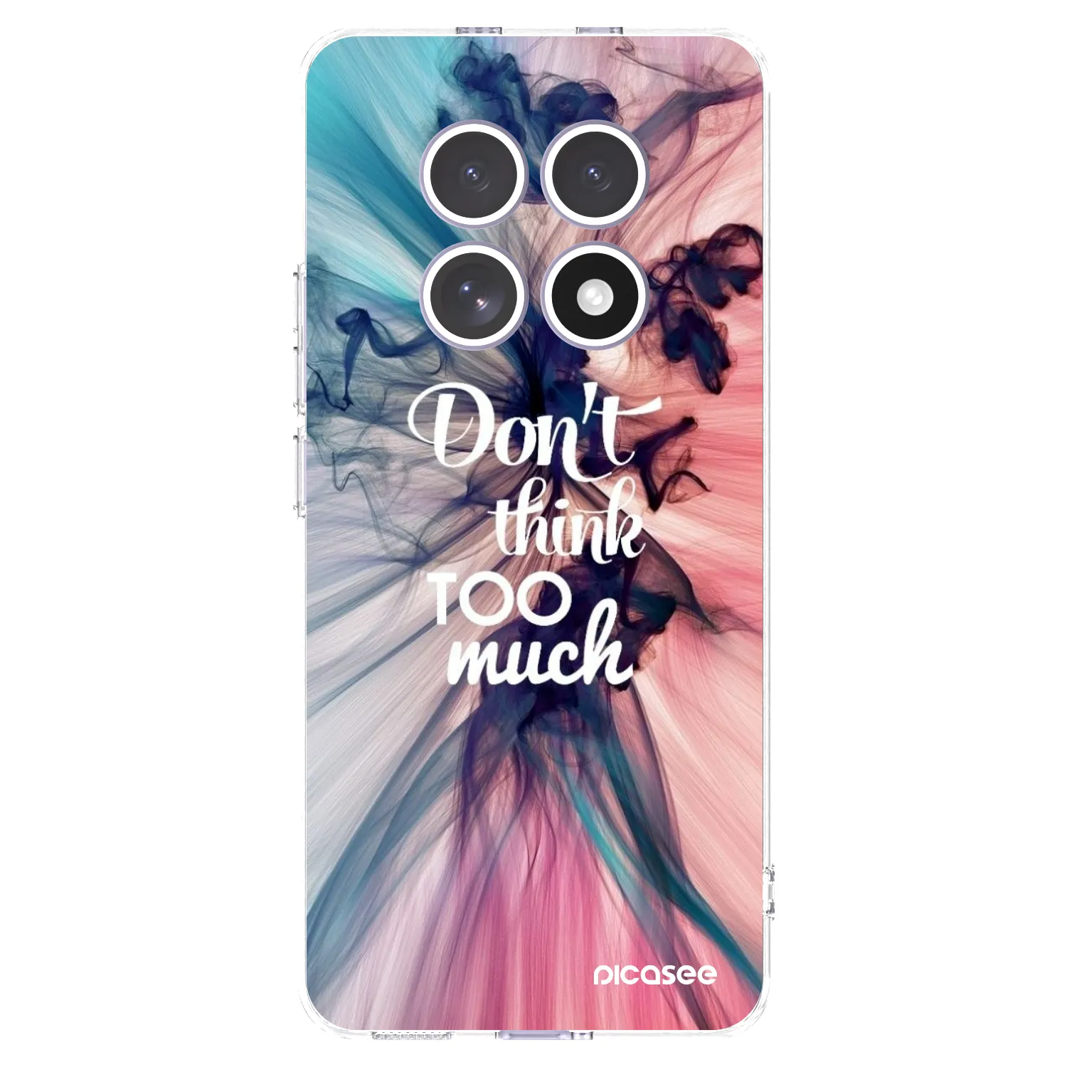 Picasee Xiaomi Redmi Note 15 Hülle - Transparentes Silikon - Don't think TOO much