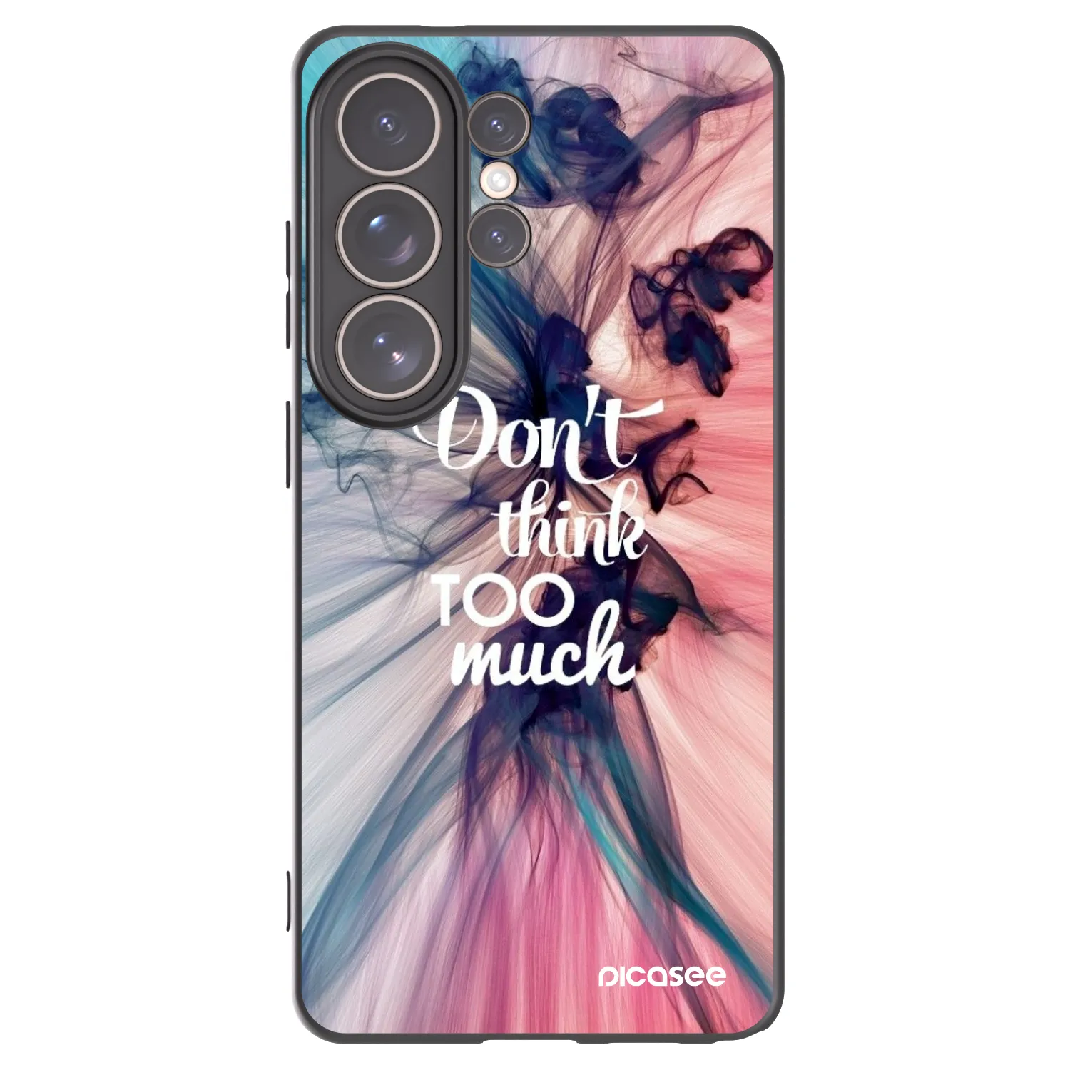 Picasee Samsung Galaxy S26 Ultra Hülle - Schwarzes Silikon - Don't think TOO much