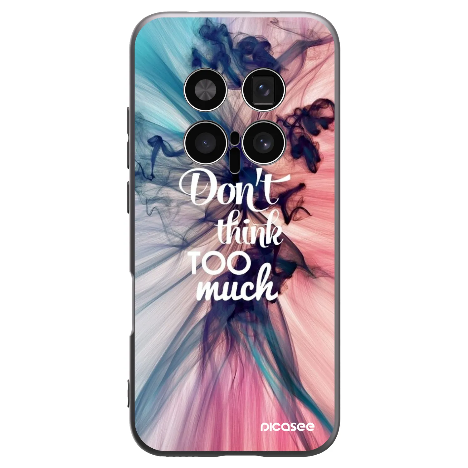 Picasee Honor Magic8 Pro 5G Hülle - Schwarzes Silikon - Don't think TOO much