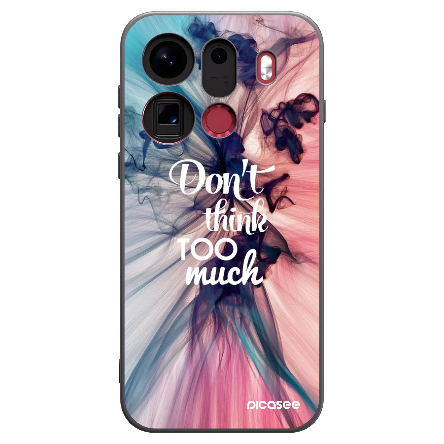 Picasee OPPO Find X9 Pro Hülle - Schwarzes Silikon - Don't think TOO much