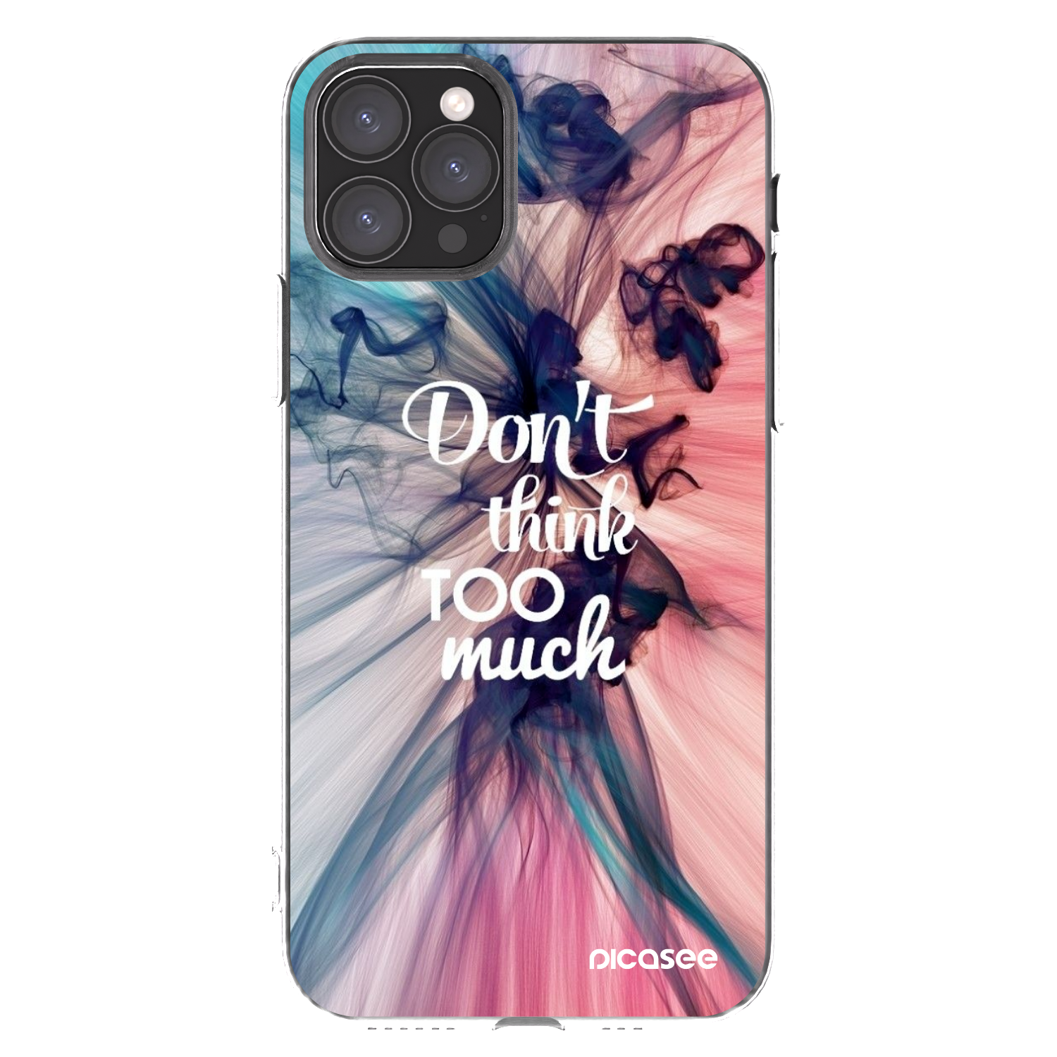 Picasee Apple iPhone 11 Pro Hülle - Transparentes Silikon - Don't think TOO much