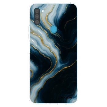 Picasee Samsung Galaxy M11 Hülle - Transparentes Silikon - Luna