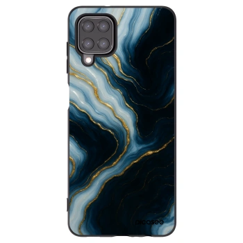 Picasee Samsung Galaxy A12 A125F Hülle - Schwarzes Silikon - Luna