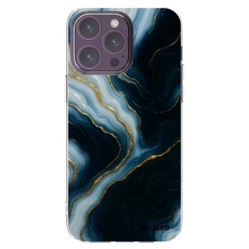 Picasee Apple iPhone 14 Pro Max Hülle - Transparentes Silikon - Luna