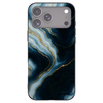 Picasee Apple iPhone 17 Pro Max Hülle - Schwarzes Silikon - Luna