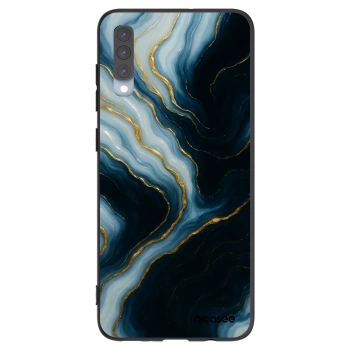 Picasee Samsung Galaxy A70 A705F Hülle - Schwarzes Silikon - Luna