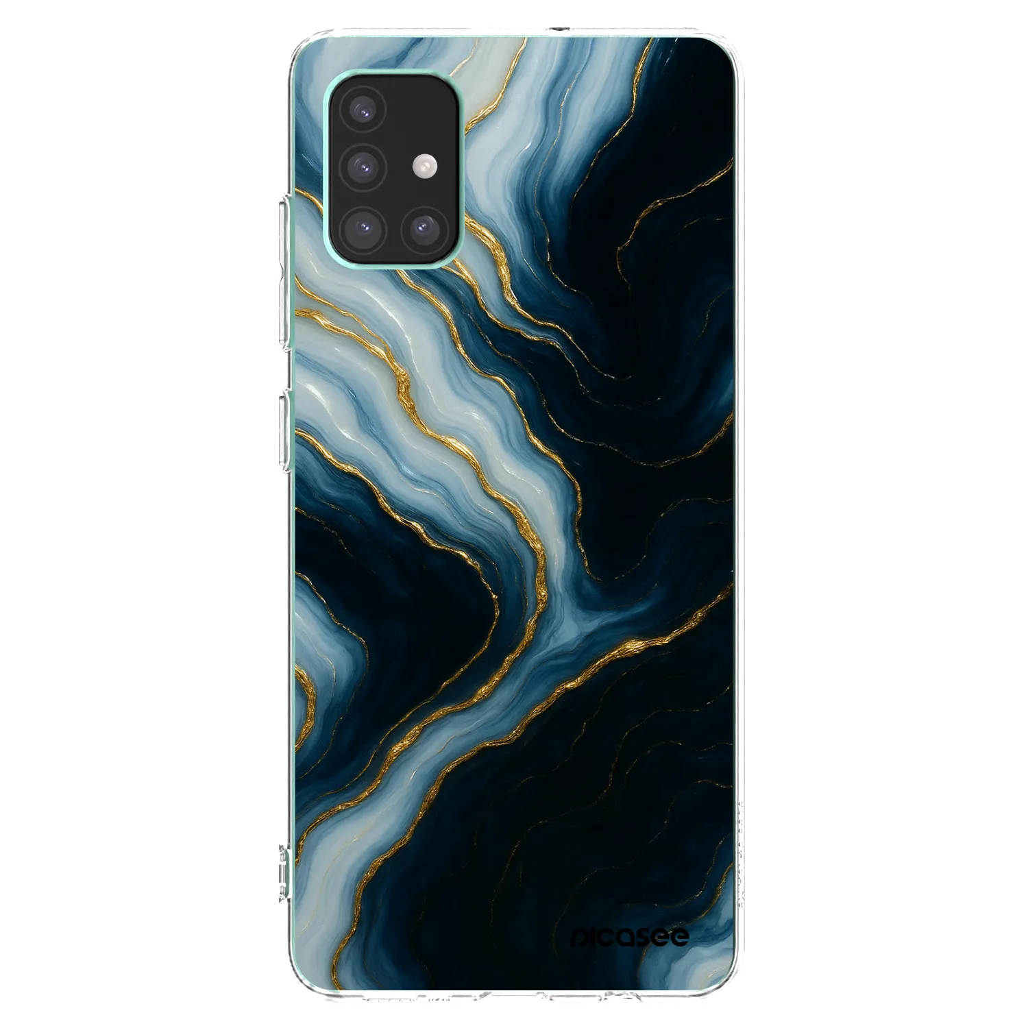 Picasee Samsung Galaxy M51 M515F Hülle - Transparentes Silikon - Luna