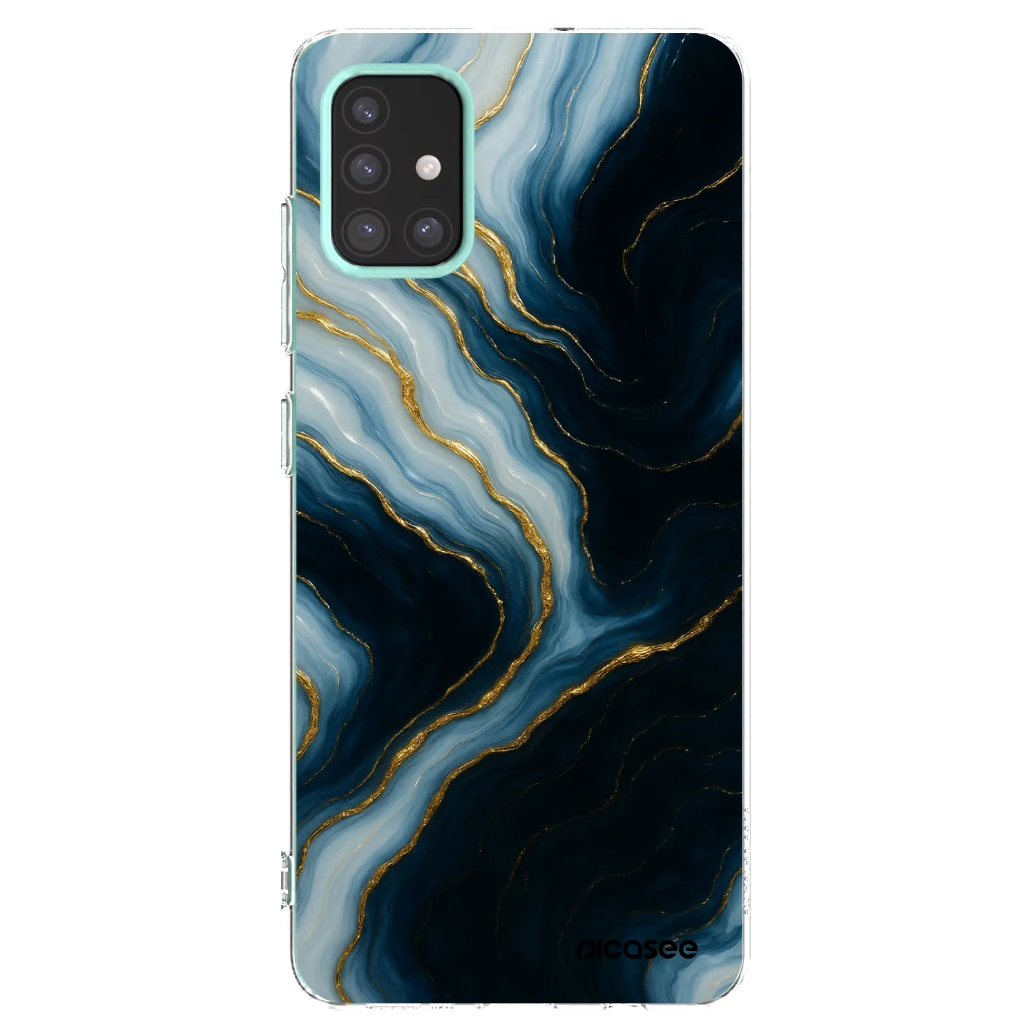 Picasee Samsung Galaxy M31s Hülle - Transparentes Silikon - Luna
