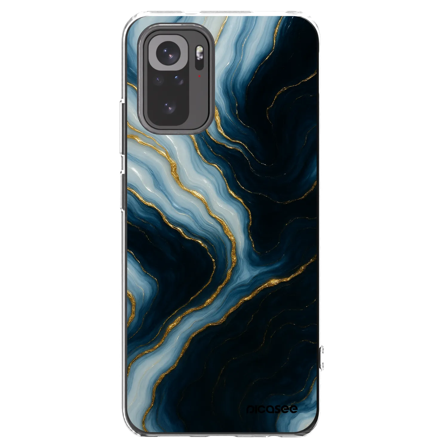 Picasee Xiaomi Redmi Note 10S Hülle - Transparentes Silikon - Luna