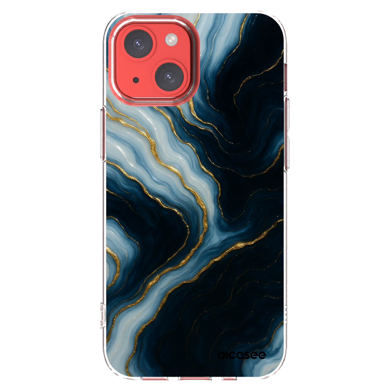 Picasee Apple iPhone 13 mini Hülle - Transparentes Silikon - Luna